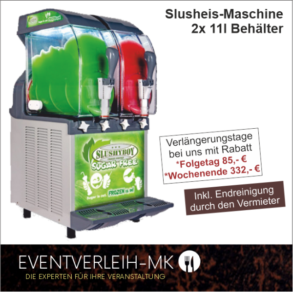 Slush-Maschine - inkl. 2x11l Behälter 